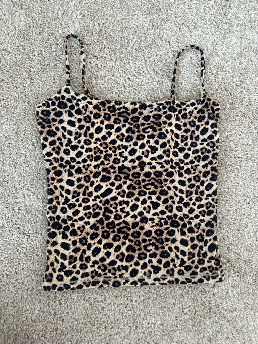 Leopard Print Cami Tank Top